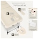 image 3 of Massage Table Phuket - 3 zones, 70 cm wide, aluminium frame, carry bag and masks | Cream | beige | 1