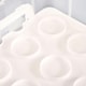 image 9 of Oypla 2 Tier Cupcake Cake Holder Portable Storage Carrier Box Clear