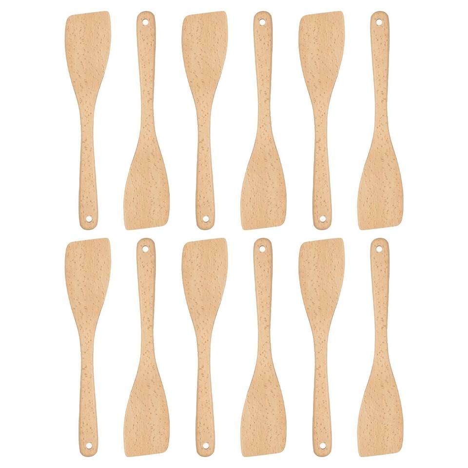 image 1 of Argon Tableware Wooden Spatulas - 30cm - Pack of 12