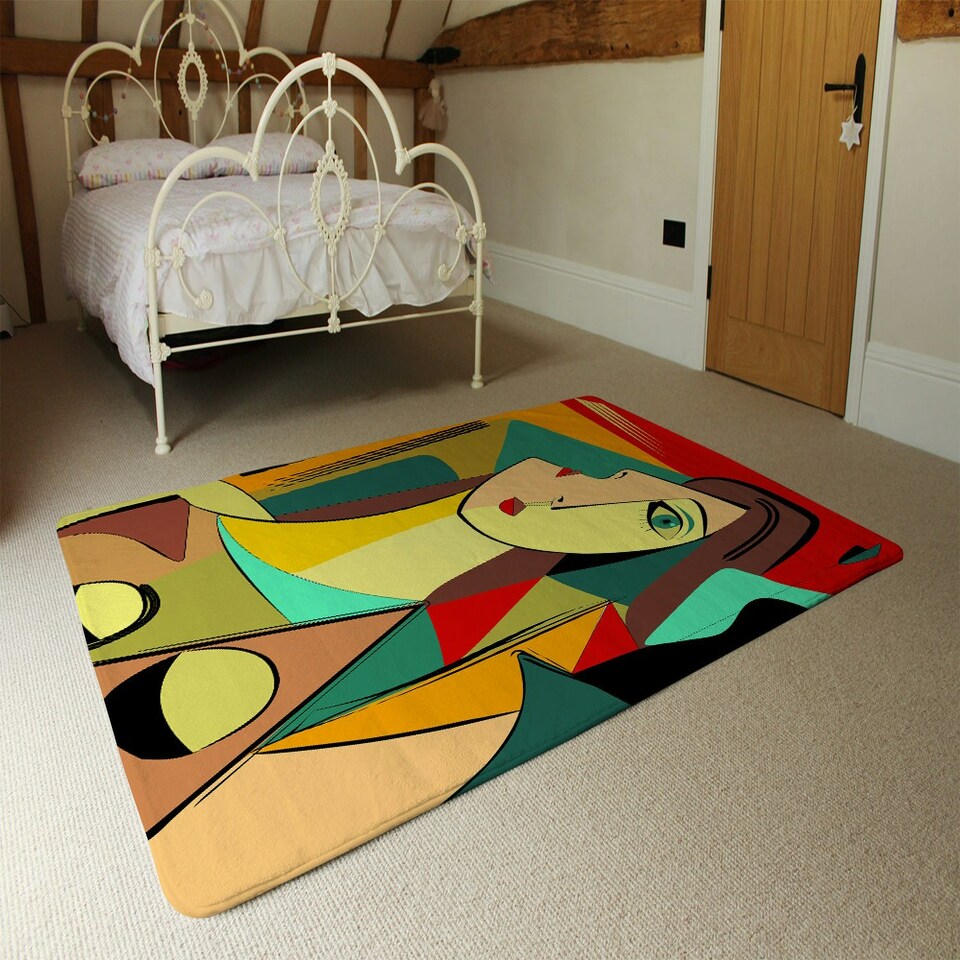 image 1 of abstract portrait (Rug) Multi | M