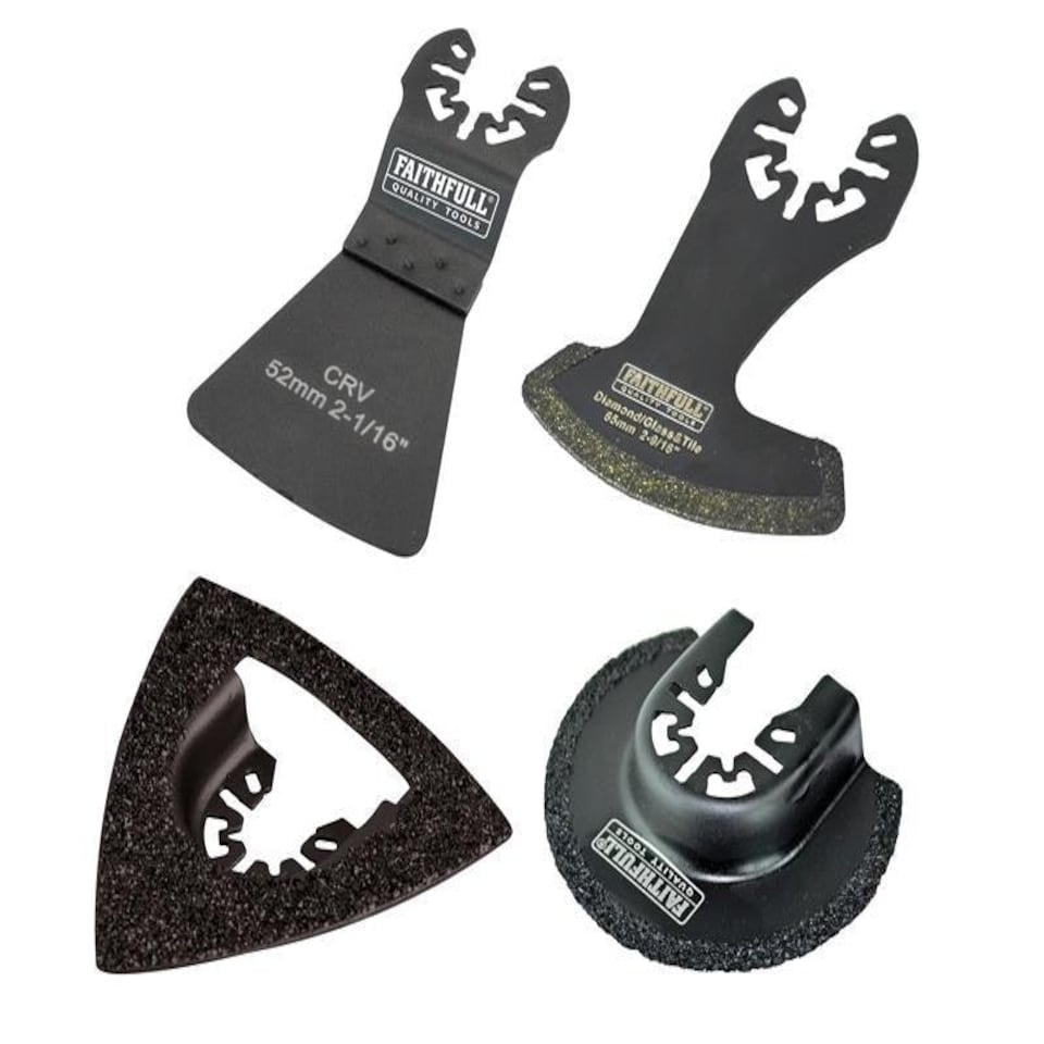 Faithfull Multi-Tool Tiling Kit, 4 Piece