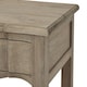 image 2 of Copgrove Collection 1 Drawer Side Table - Wood - L45 x W55 x H60 cm - Brown Brown