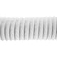 image 4 of SPARES2GO Vent Hose for Klarstein Air Conditioner Conditioning 3m 5" Extension + Pipe Clips White