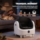 image 7 of PawHut Self Cleaning Cat Litter Tray with Integrated Security Protection