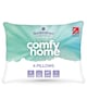 image 1 of Slumberdown Comfy Home, Medium Support Pillow White | 4 Pack