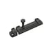 image 2 of Golden Grace Pack of 4 Security Door Slide Bolt Tower in Matt Black Finish, Patio Lock, Garage Backyard Gates - 100mm