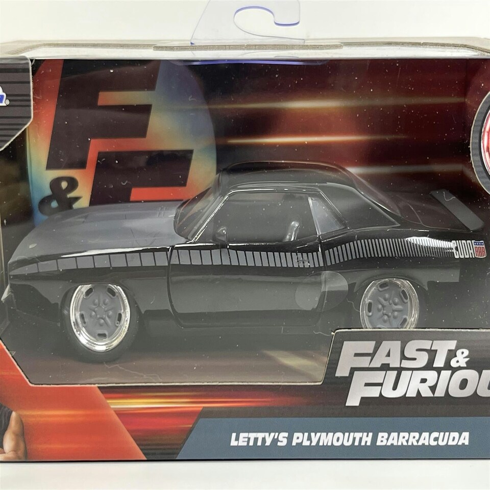image 1 of Fast and Furious Letty's Plymouth Barracuda 1:32 Jada 97206