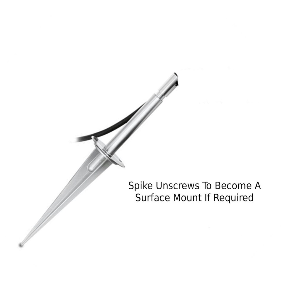 image 1 of CGC SONIA Stainless Steel Outdoor Spike Light Silver