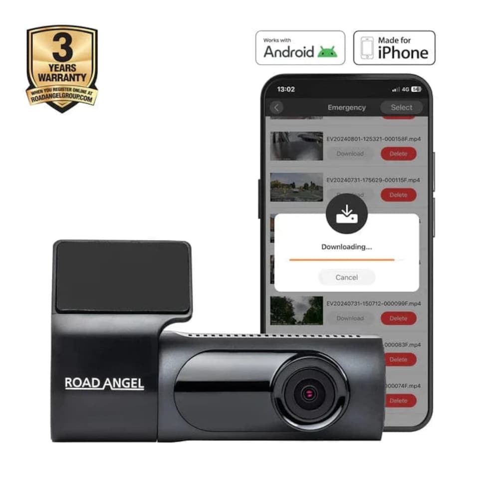 image 1 of Road Angel Halo Ignite 2 1080p Full HD Compact Dash Cam With Quick Release Mount