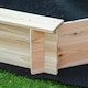 image 6 of Outsunny Kids Wooden Sand Pit Children Sandbox with Cover Outdoor Playset