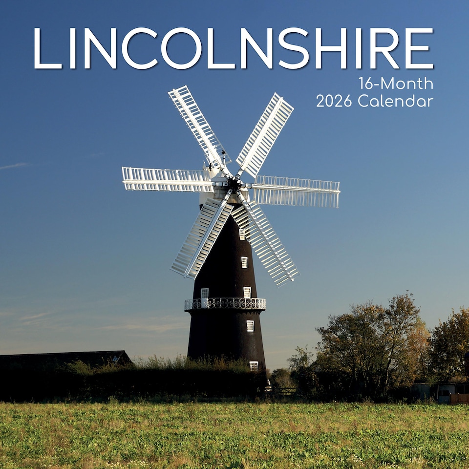 Lincolnshire 2026 Wall Calendar, Gift