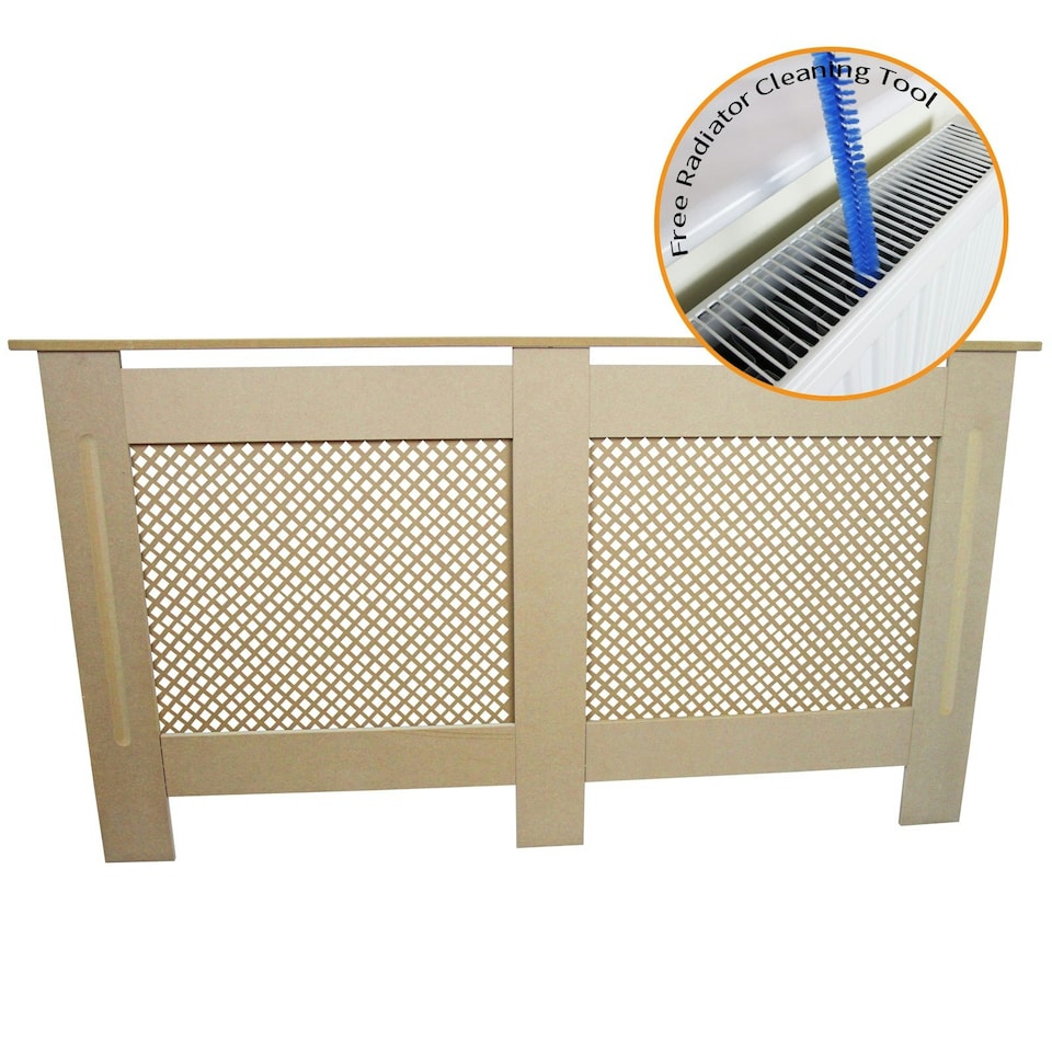 image 1 of Radiator Cover MDF Unfinished 1515mm