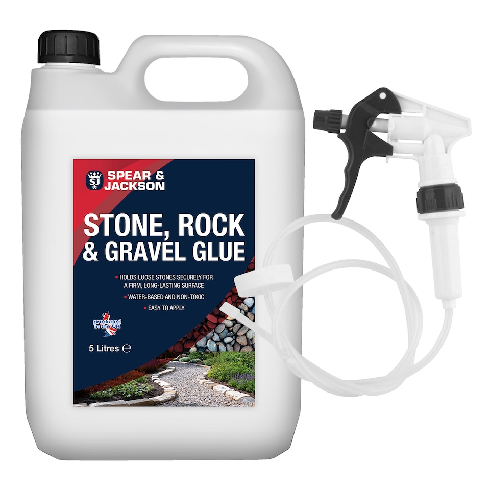 image 1 of Spear & Jackson Stone, Rock & Gravel Glue - Ready to Use 5L + LHT