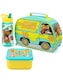 image 1 of Scooby-Doo Kids Lunch Box Set | 3 Piece Blue Mystery Machine Lunch Bag, Bottle and Snack Pot Set | Shaggy, Velma, Fred & Daphne Cartoon Tupperware Complete Matching Bundle | Back to School Gifts