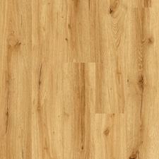 Essential Golden Oak Wood Effect SPC Click LVT Flooring - Plank (4.4mm) For Bedroom, Living Room & Kitchen | Brown | Golden Oak | Planks per Pack:  12  | Coverage per Pack: 2.65m² | 1