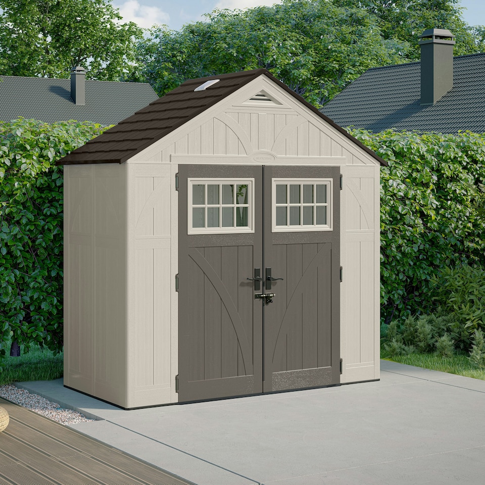 image 1 of Suncast Tremont Shed 8x4 | Cream