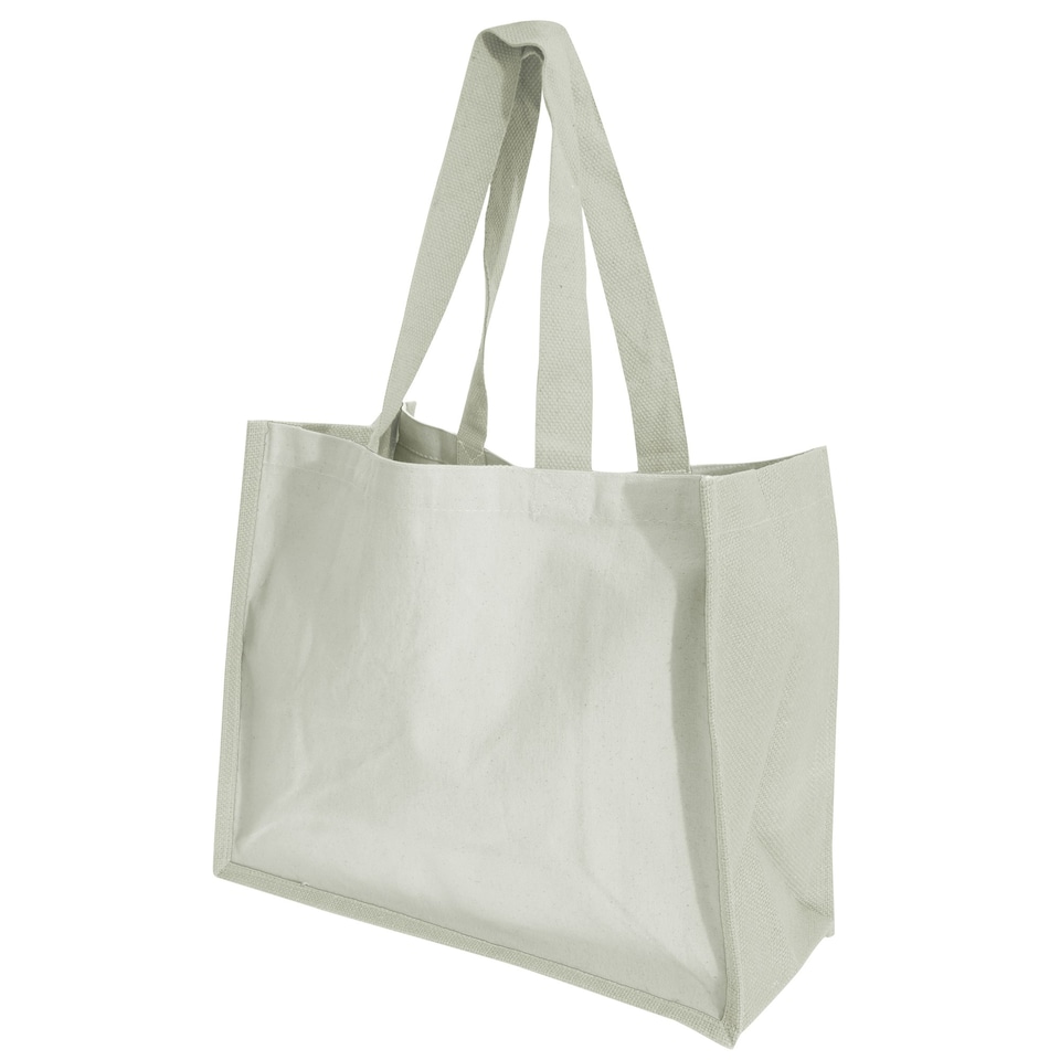 Westford Mill Printers Jute Cot Shopper Bag (21 Litres) - Natural - One Size | Multi