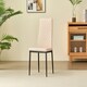 image 8 of Miami Dining Table with 4 Emily Leather Chairs Black