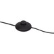 image 3 of Chrome Angled Floor Lamp with Navy Blue Crushed Velvet Shade | Chrome | Blue | Small | 1