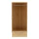 image 3 of Nevada 2 Door 1 Drawer Wardrobe - L52 x W78 x H182.5 cm - Sonoma Oak Effect | Brown | Sonoma Oak
