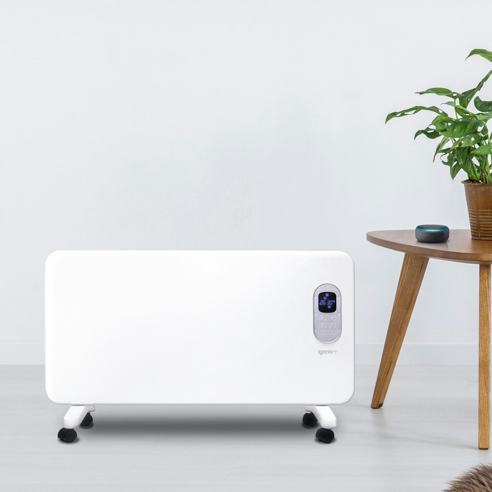 image 1 of Igenix IG9515WIFI, Smart Electric Panel Heater, 1500 W, Alexa Compatible