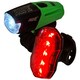 image 1 of AWE AWE700 Superbright Bike Light Set, Front 700lms USB & Rear x 5 Red (SMD) LEDs