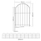image 3 of Levede 10 Pack Metal Garden Fence Decorative Animal Barrier Outdoor Pet Border | Black