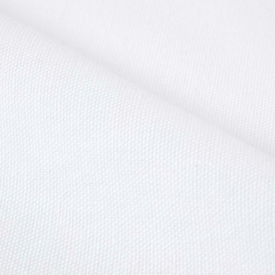 image 1 of Homescapes Plain White Cotton Apron