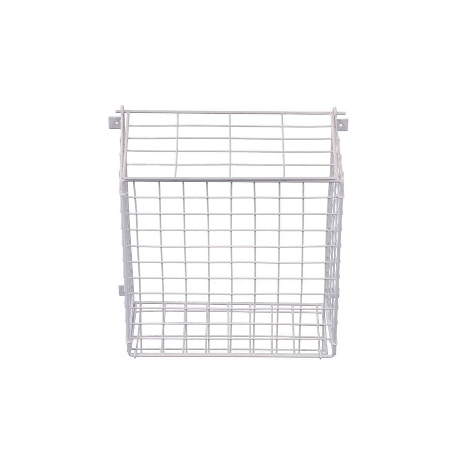 image 1 of Large Letterbox Door Post Mail Catcher Basket Cage Holder Guard