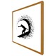 image 4 of Surfer silhouette (Picture Frame) Brown | M