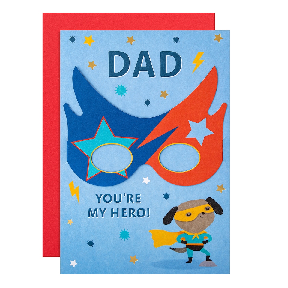 image 1 of Hallmark Father's Day Card For Dad - With Fun Paper Glasses