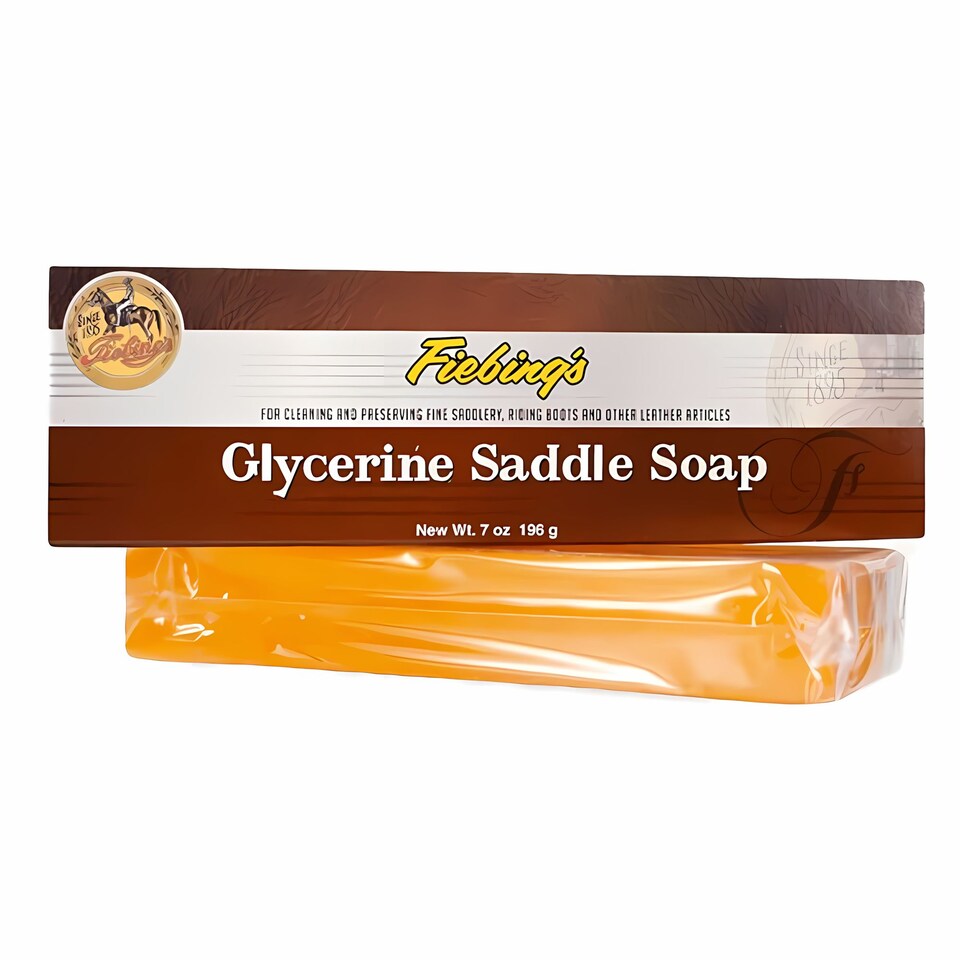 image 1 of Fiebing's Glycerine Soap Bars - Pure Leather Cleaner 7oz | Clear