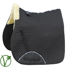 Rhinegold Luxe Fur Lined Saddle Cloth Brown | Colour: Brown/Brown
Size: Full