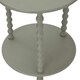 image 3 of The Camden Collection Round Side Table - Wood - L45 x W45 x H60 cm - Grey Grey