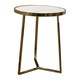 image 1 of Balterley Contemporary Round 3 Leg Coffee Table with Marble Top | Copper | Marble