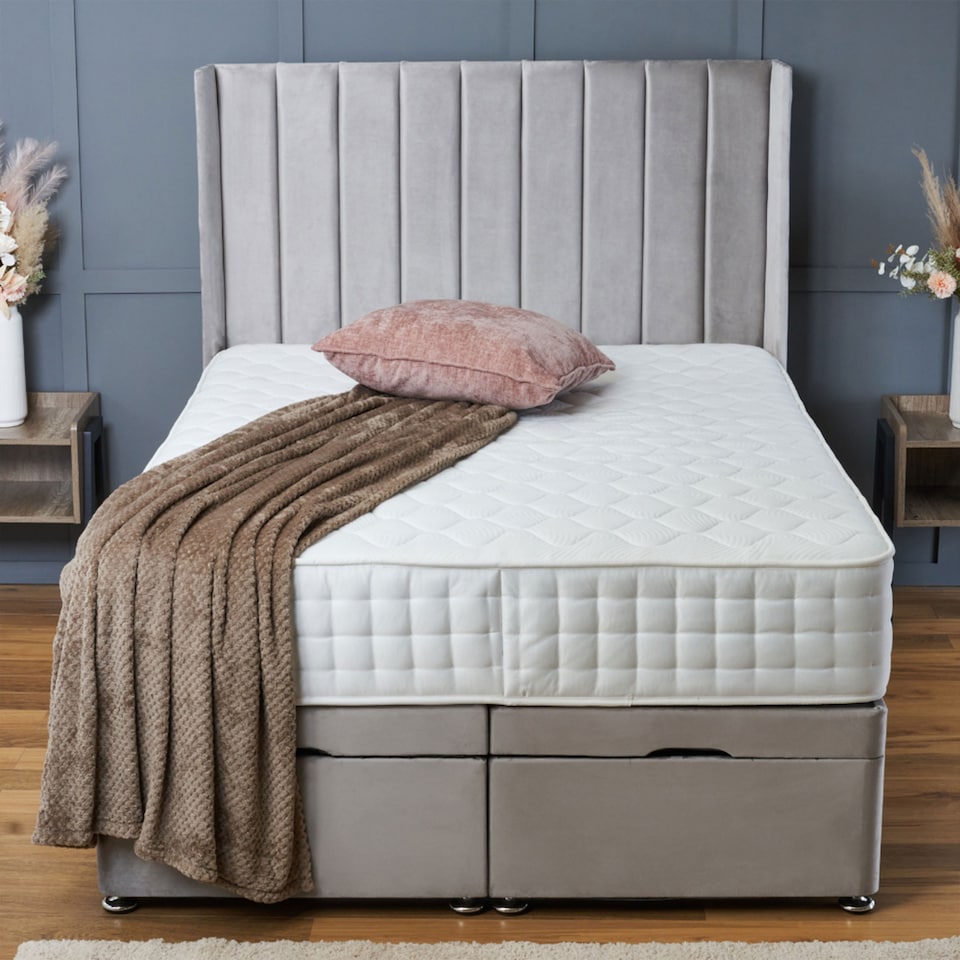 Bsspoke Plush Velvet Ottoman Divan 54