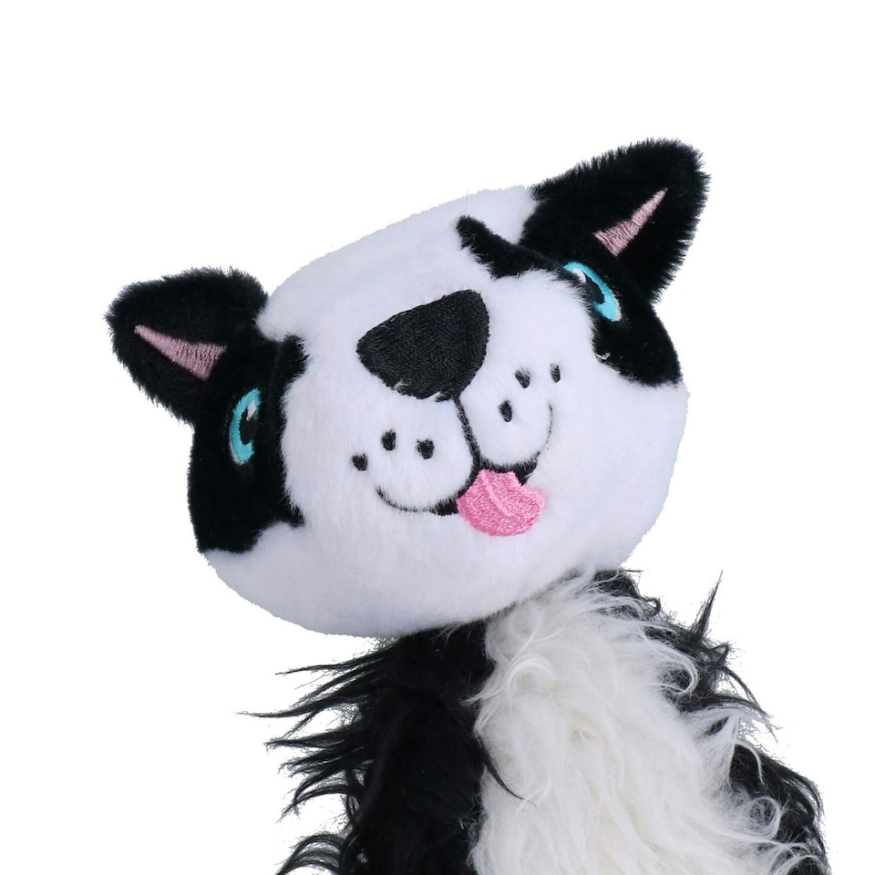 image 1 of Dig it Friend Badger Soft Plush Squeaky Crinkler Dog Play Toy Home Dog Gift