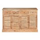 image 1 of Lyon 4 Drawers Whitewash Sideboard Brown