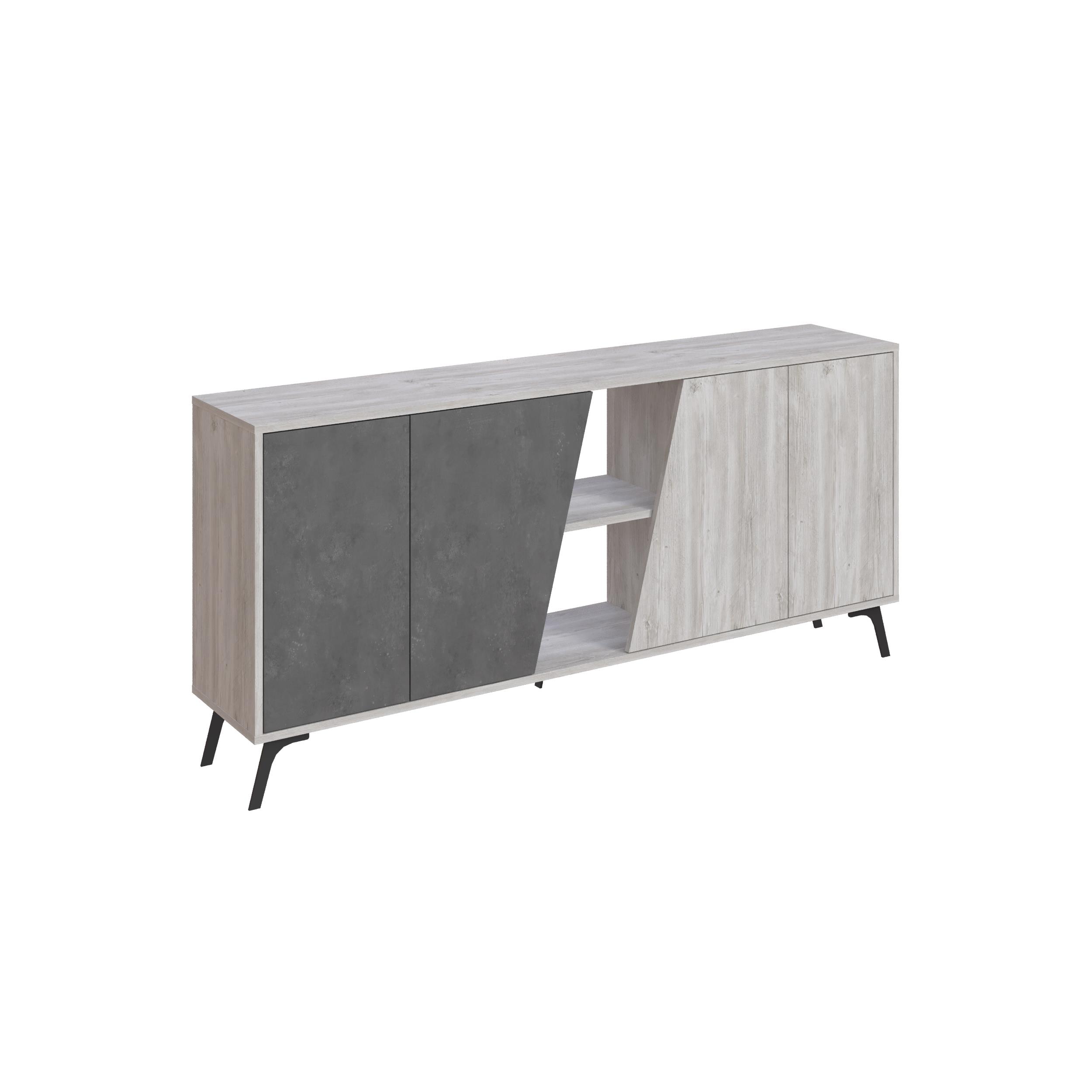 Decortie Fiona Large Sideboard 180cm Ancient White