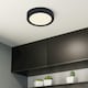 image 2 of EGLO Fueva 6 Ultra-Slim Surface-Mounted Integrated Black Round LED Light WBS Black