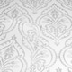 image 1 of Moroccan Damask Wallpaper in White and Silver Multi
