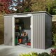 image 2 of Rowlinson Trentvale Metal Shed 8x4