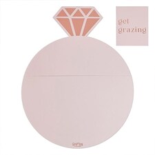 Rose Gold Ring Hen Party Grazing Board 50cm