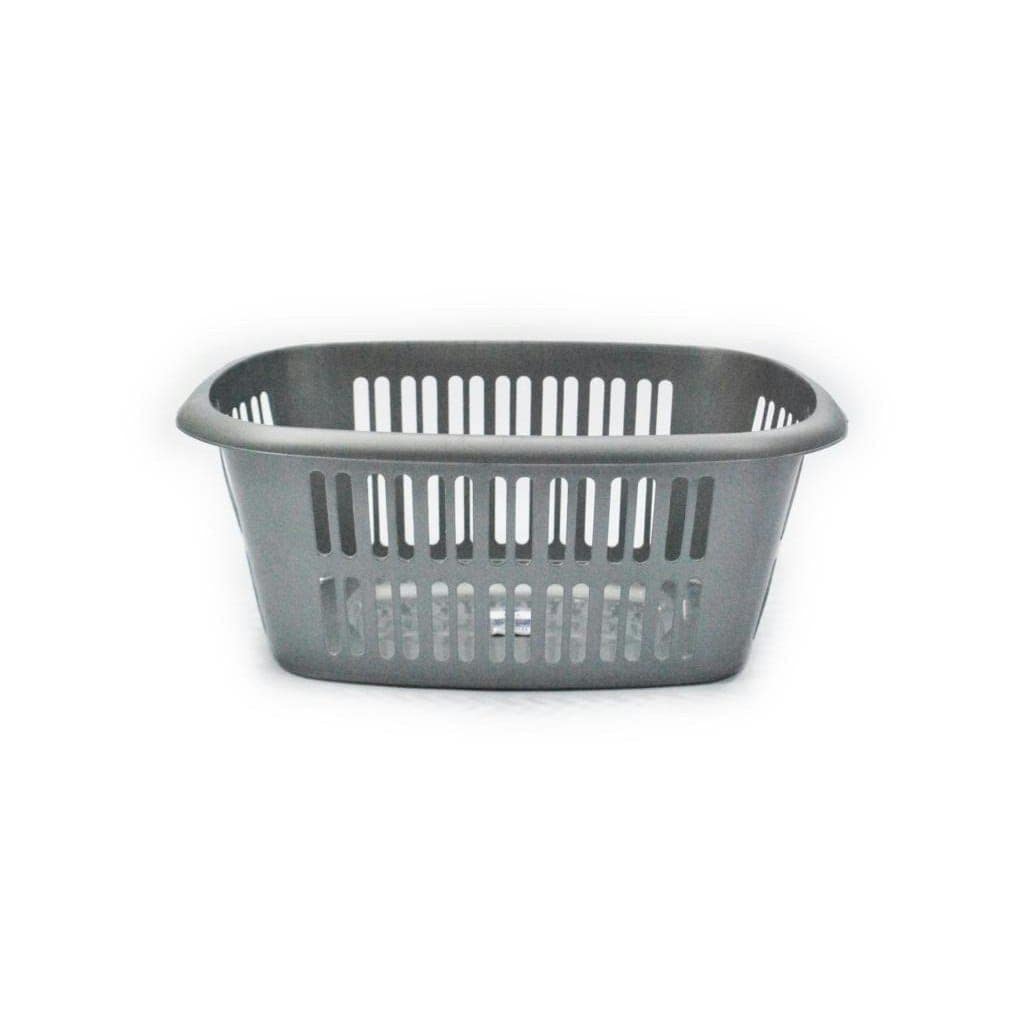 TML Rectangular Laundry Basket - Silver - 50L