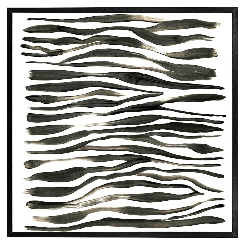 image 1 of Zebra stripes (Picture Frame) Grey | L