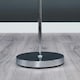 image 1 of ValueLights Charlie Chrome Floor Lamp White Doretta Shade 