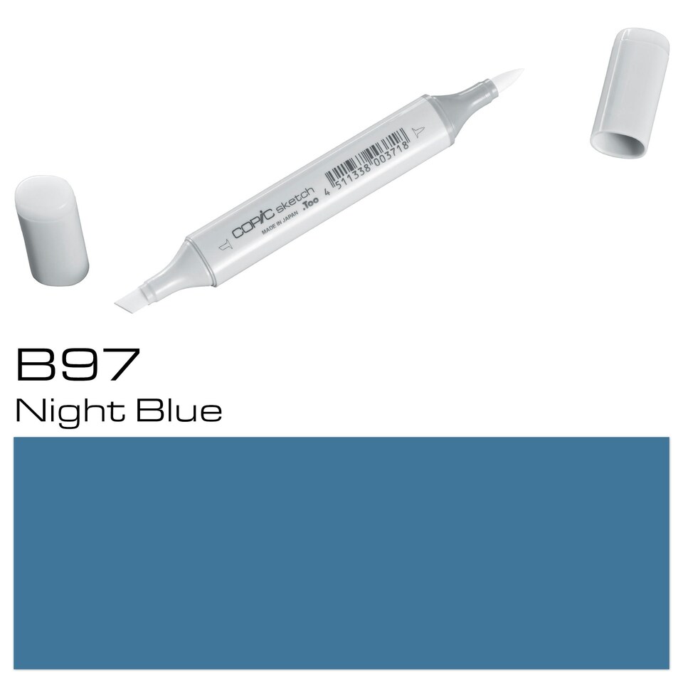 image 1 of Copic Sketch Marker, Night Blue, Single Pen