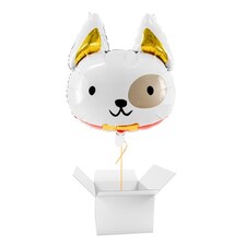 Dog Matte Giant Helium Foil Balloon - Inflated Balloon in a Box