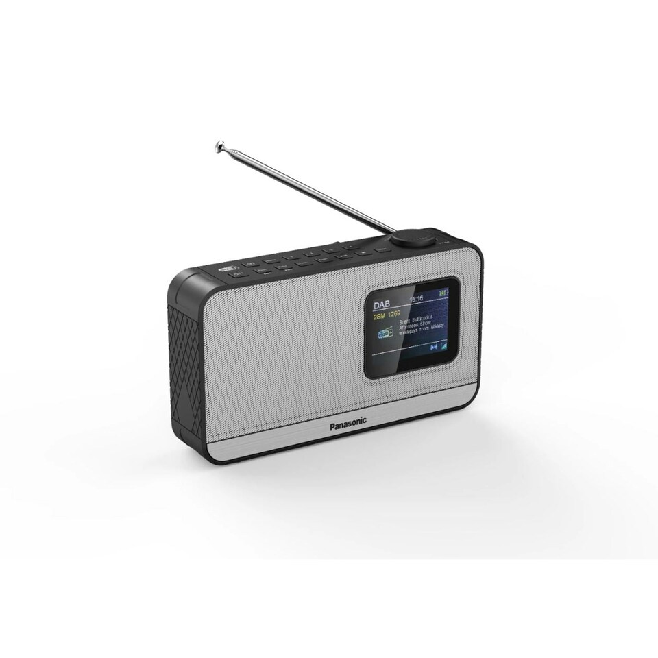 image 1 of Panasonic RF-D15EG-K Black Portable DAB+ Radio with Bluetooth