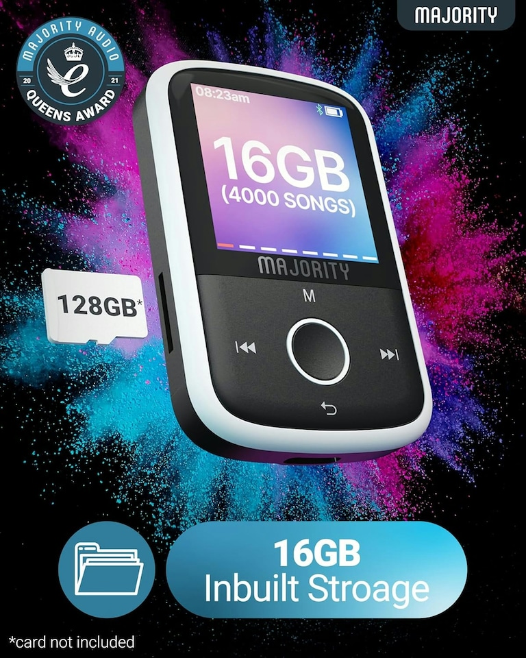 image 1 of Majority Bluetooth MP3 Player 16GB